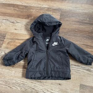 Nike black infant jacket 12 months